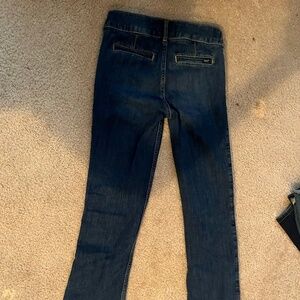 abercrombie low rise boot cut jeans